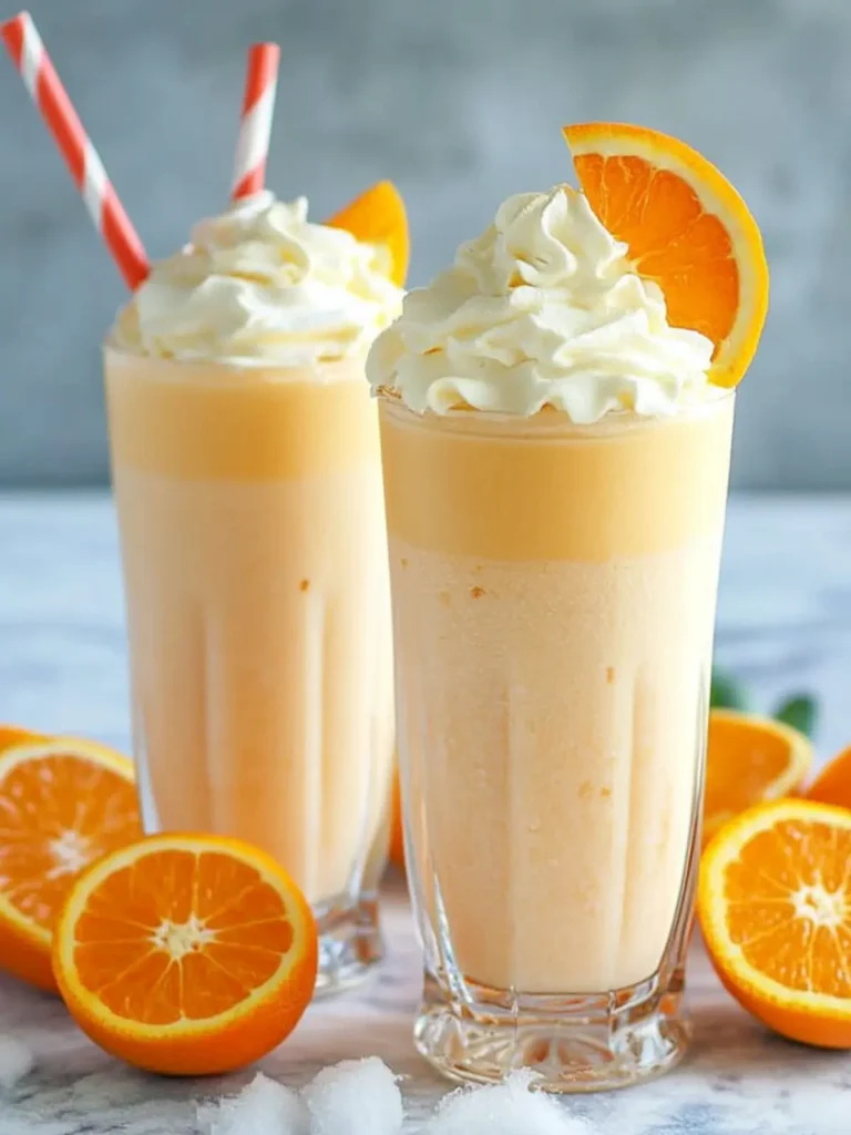 The Best Orange Creamsicle Milkshake