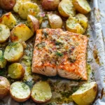 Sheet Pan Salmon with Dill Potatoes