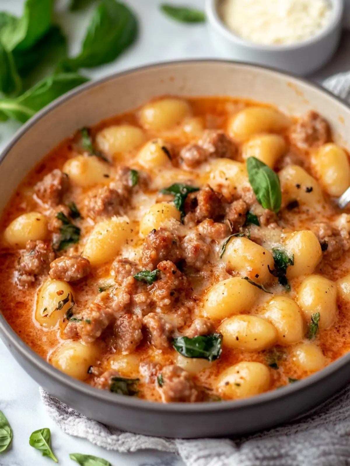 Creamy Sausage Gnocchi
