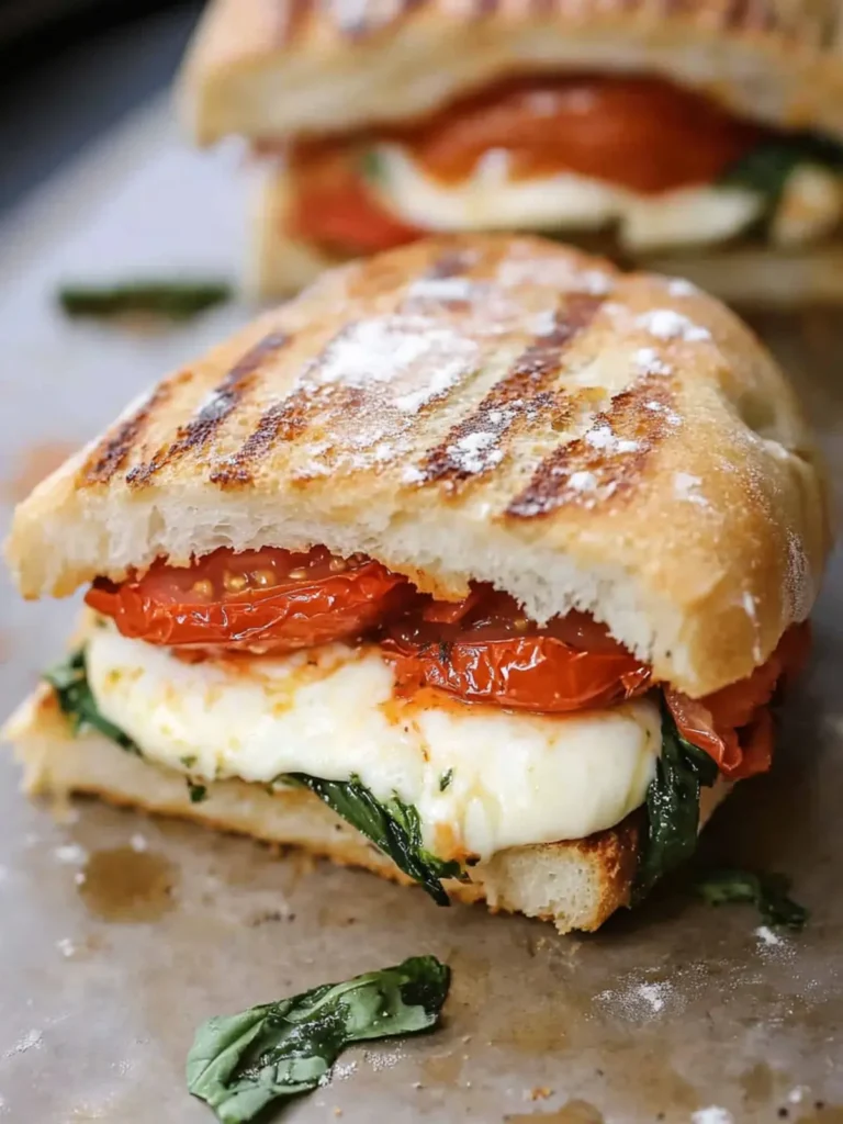 Starbucks roasted tomato mozzarella panini copycat