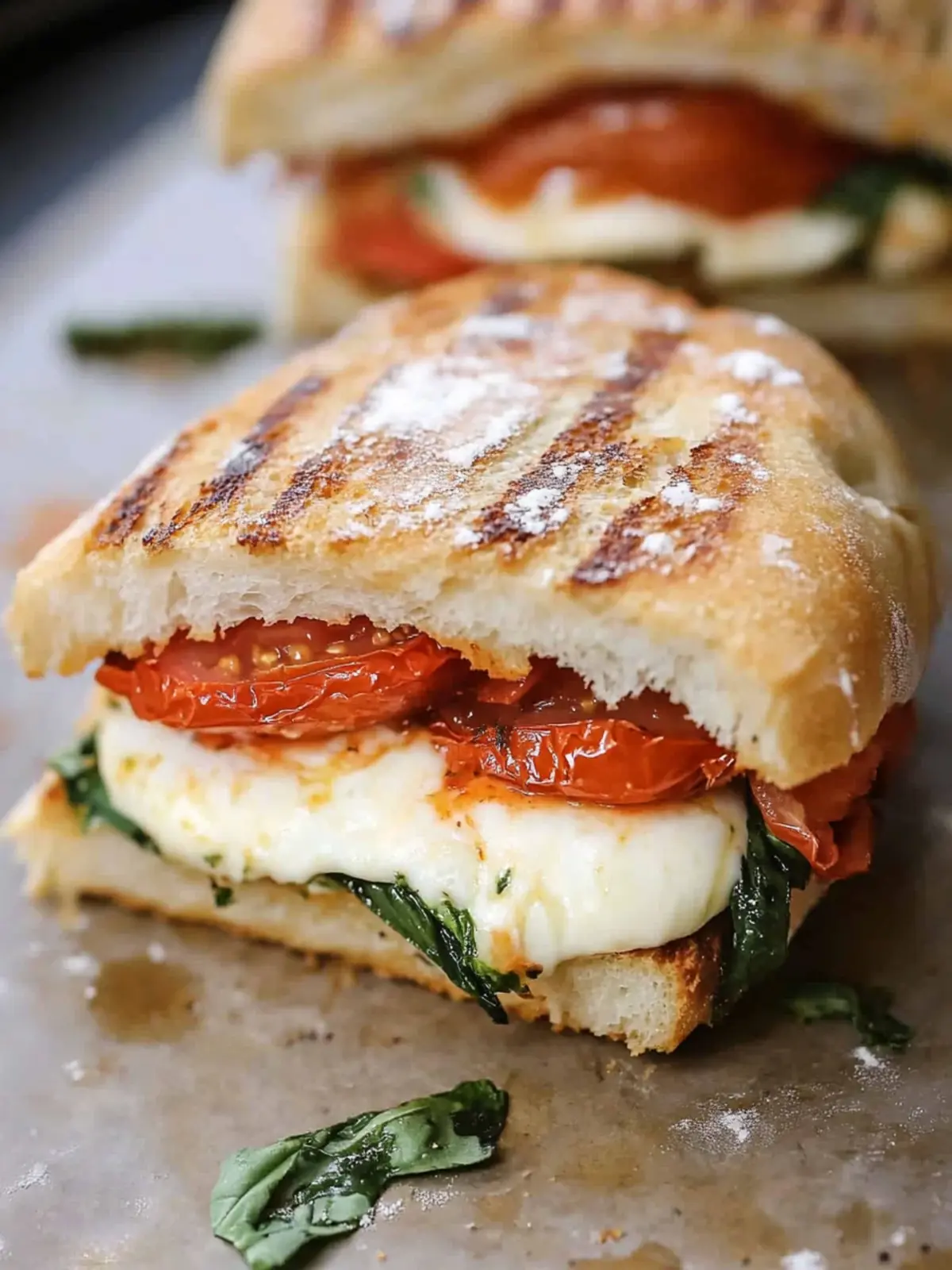Starbucks roasted tomato mozzarella panini copycat
