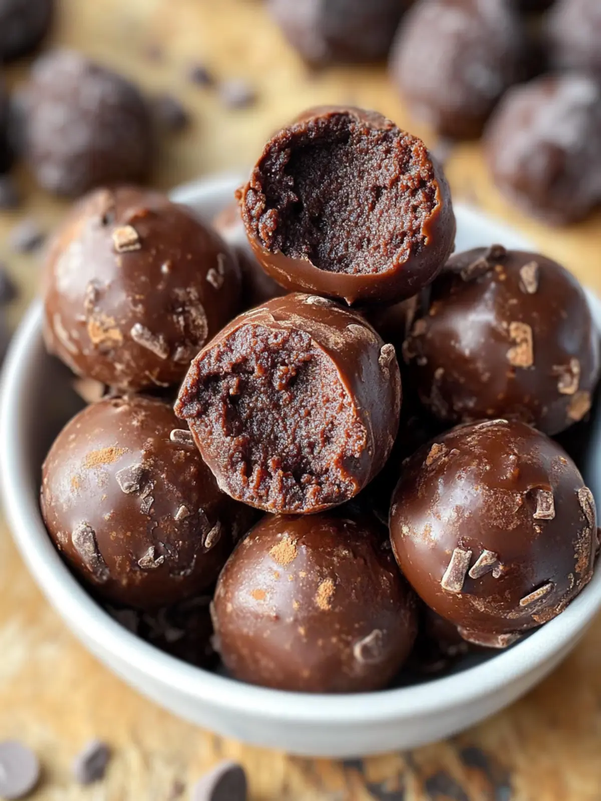 Brownie Protein Bites (Gluten Free, Paleo)