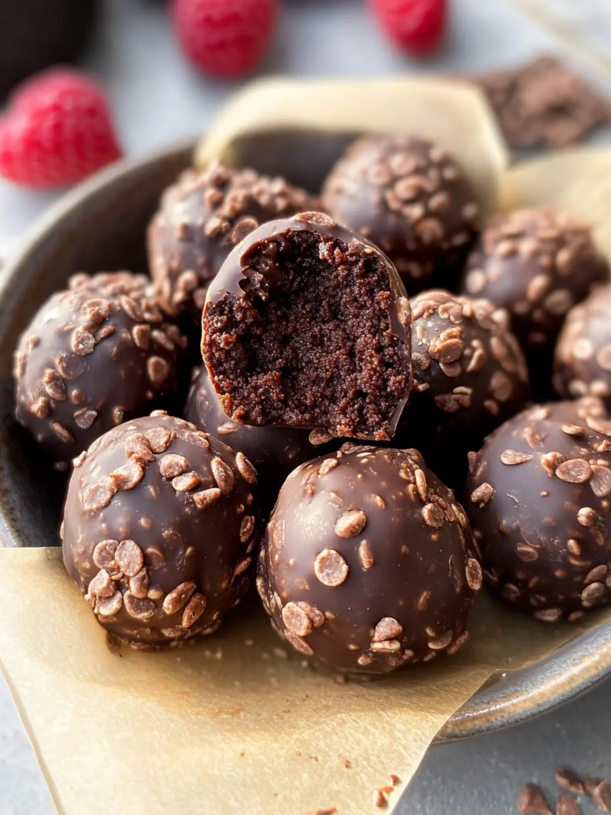 Brownie Protein Bites (Gluten Free, Paleo)