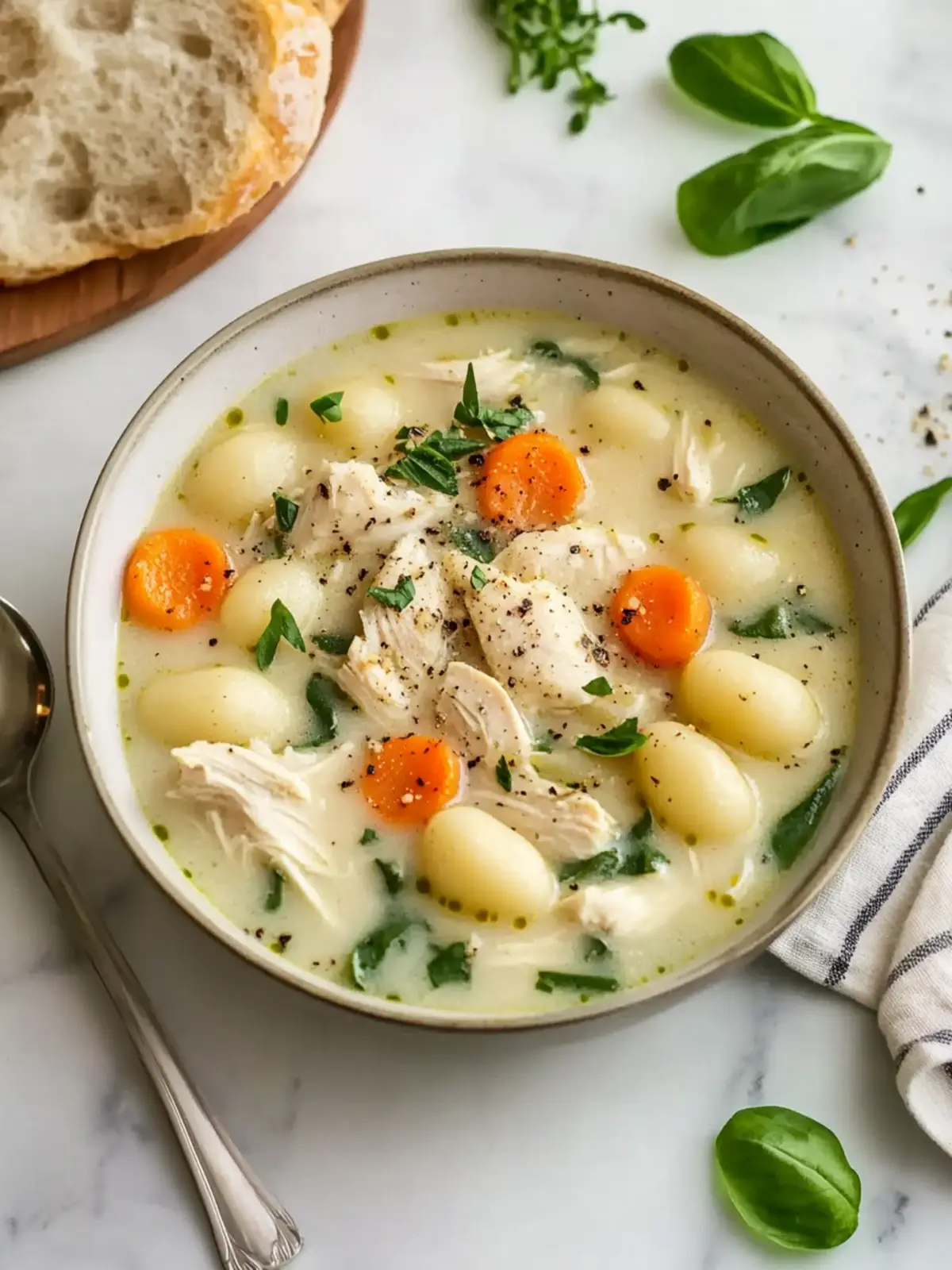 Crockpot Chicken Gnocchi Soup