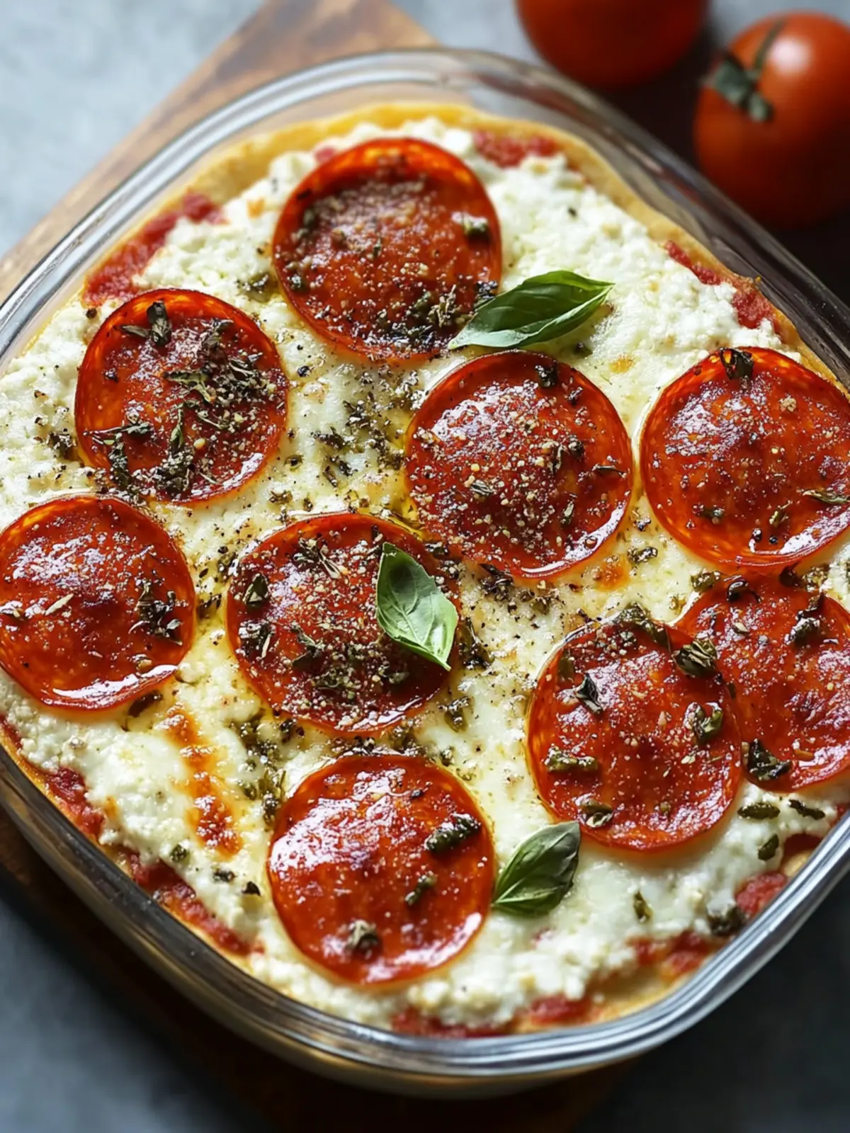 Cottage Cheese Pizza Bowl