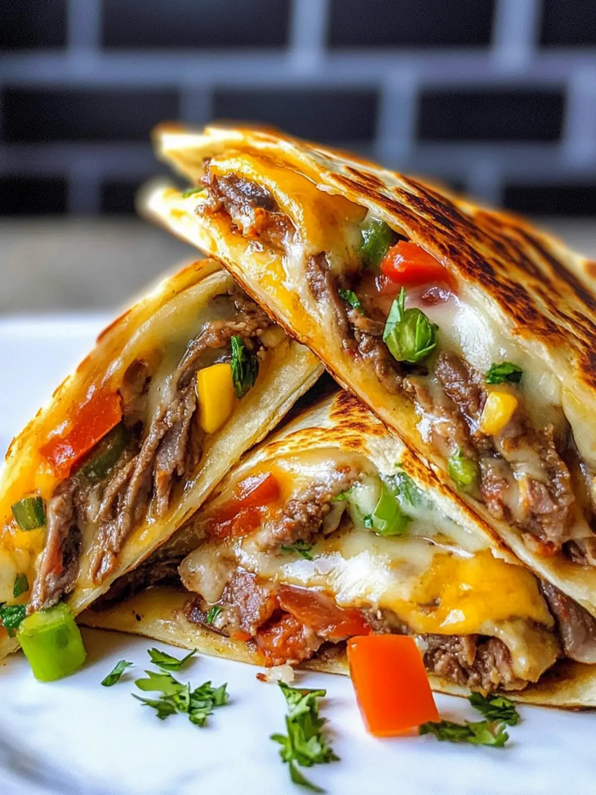 Philly Cheesesteak Quesadilla
