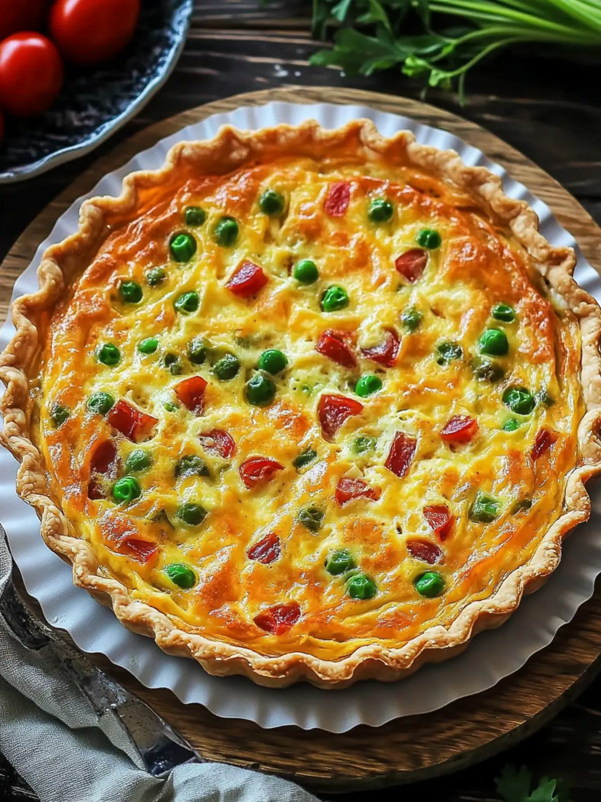 Fluffy Western Omelet Quiche