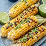 4th of July Grilled Corn with Chili-Lime Butter
