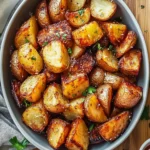 Crispy Coconut Sriracha Roasted Potatoes