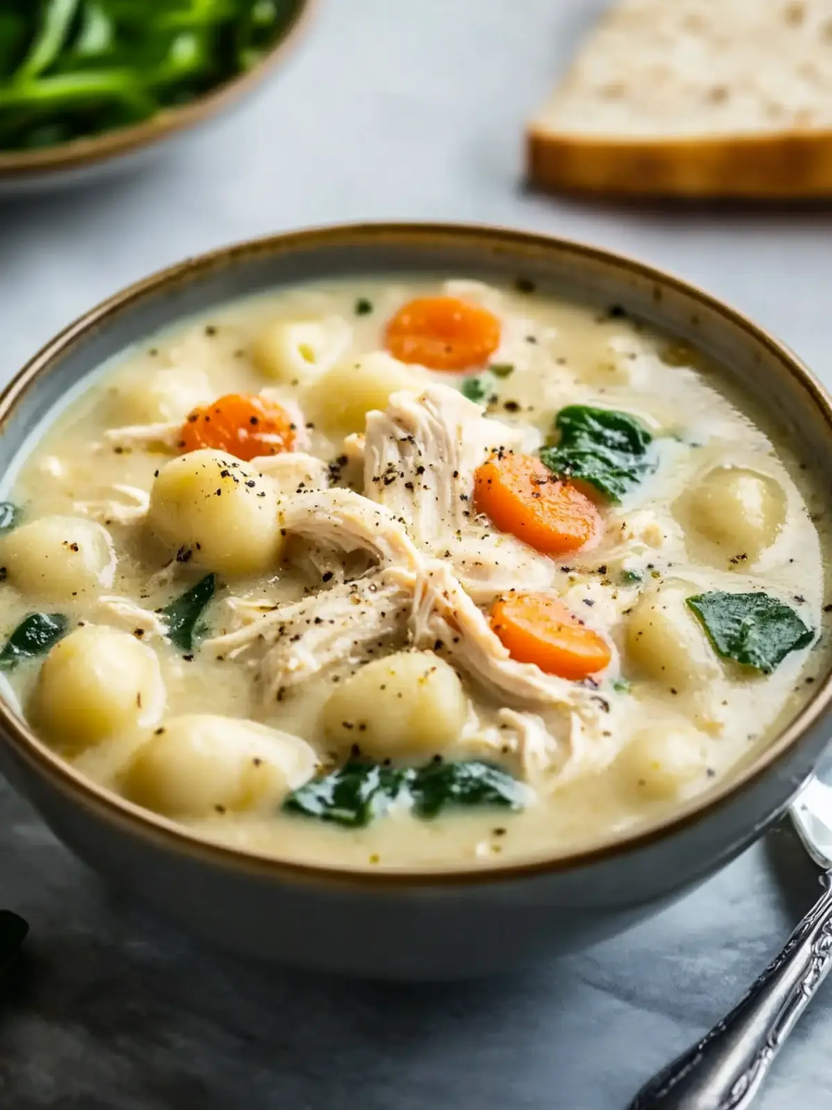 Crockpot Chicken Gnocchi Soup
