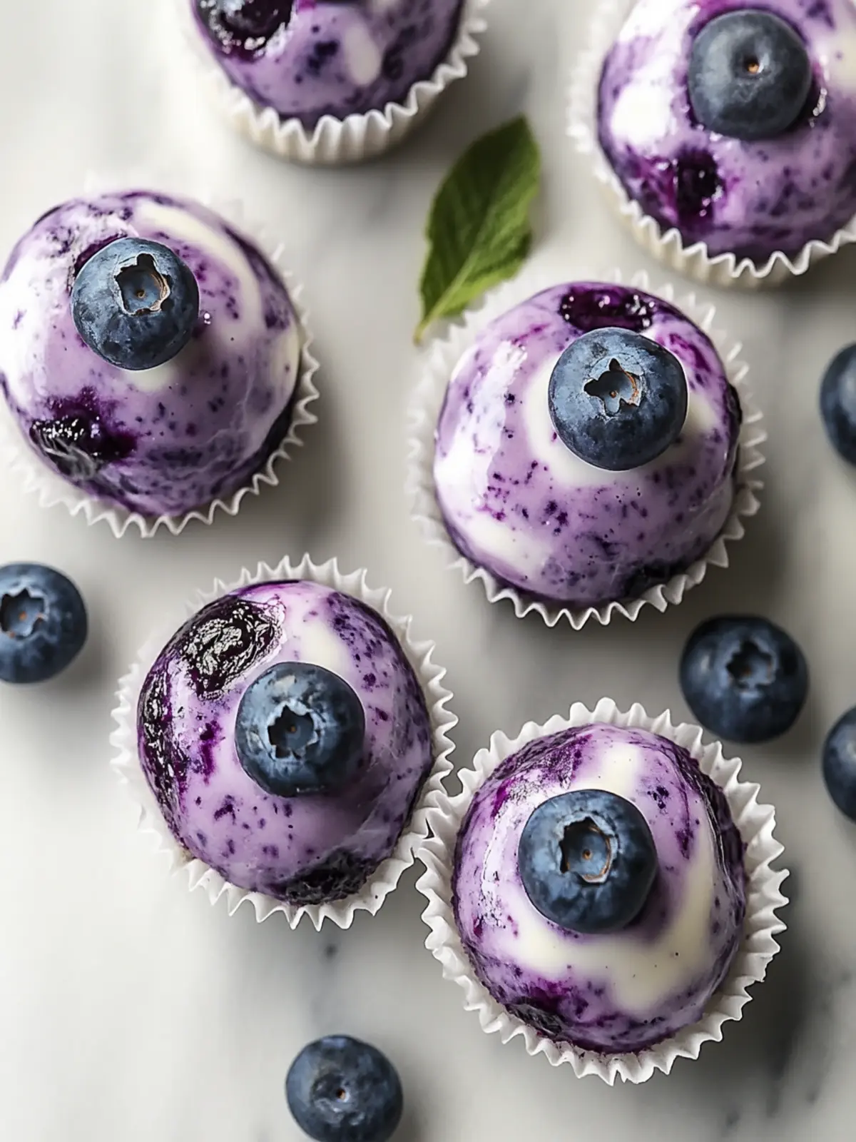 Delicious Blueberry Greek Yogurt Bites