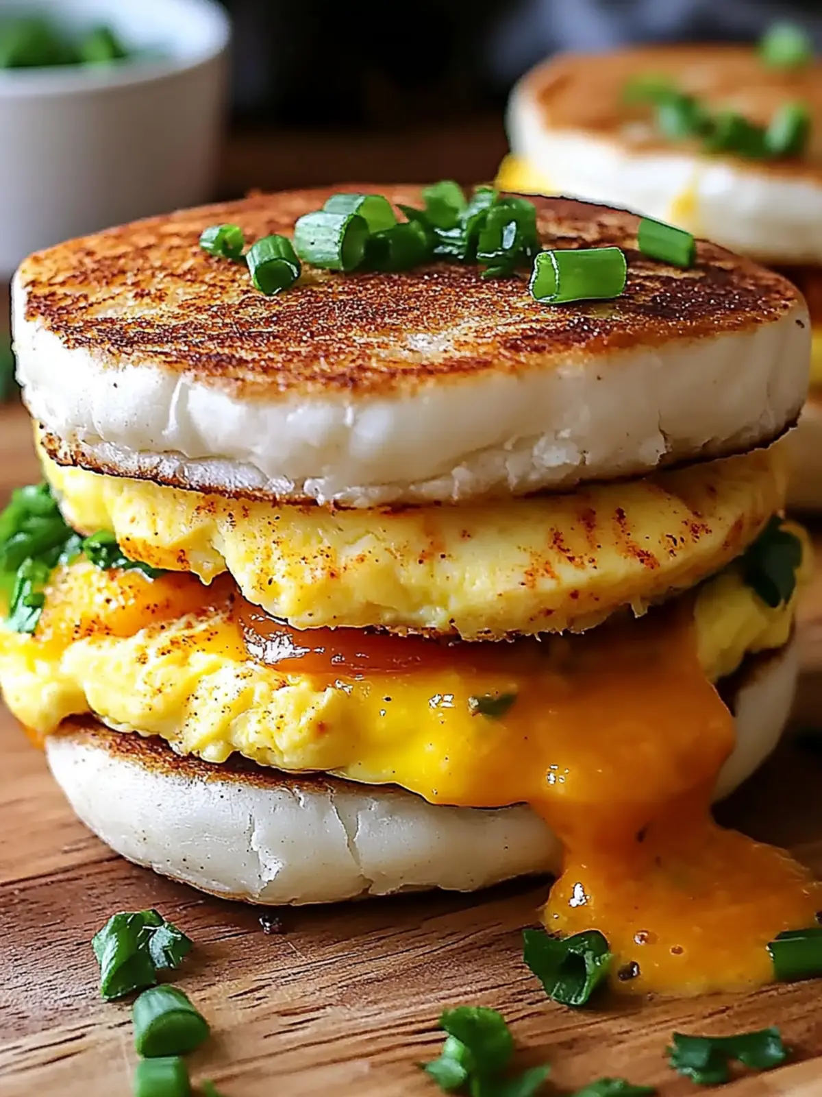 Spicy Chipotle Egg Breakfast Sandwiches