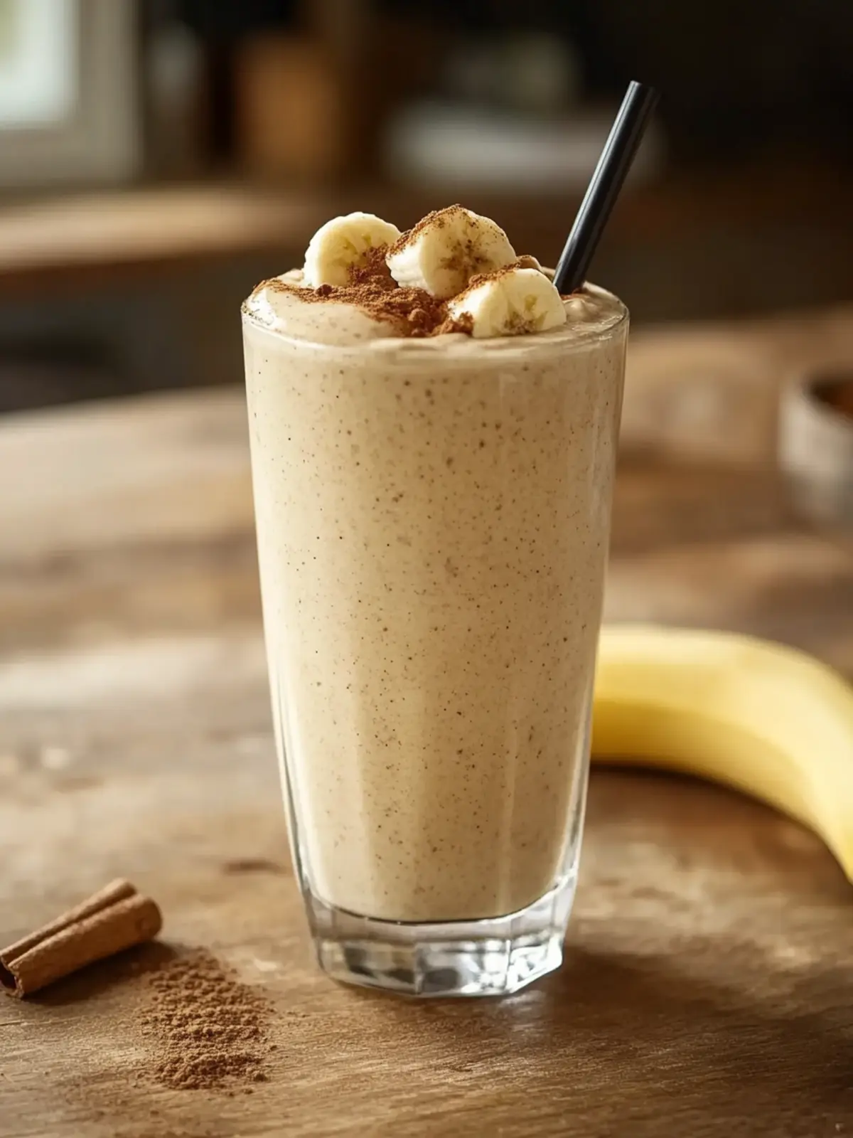 Gut Health Banana Cinnamon Digestive Smoothie