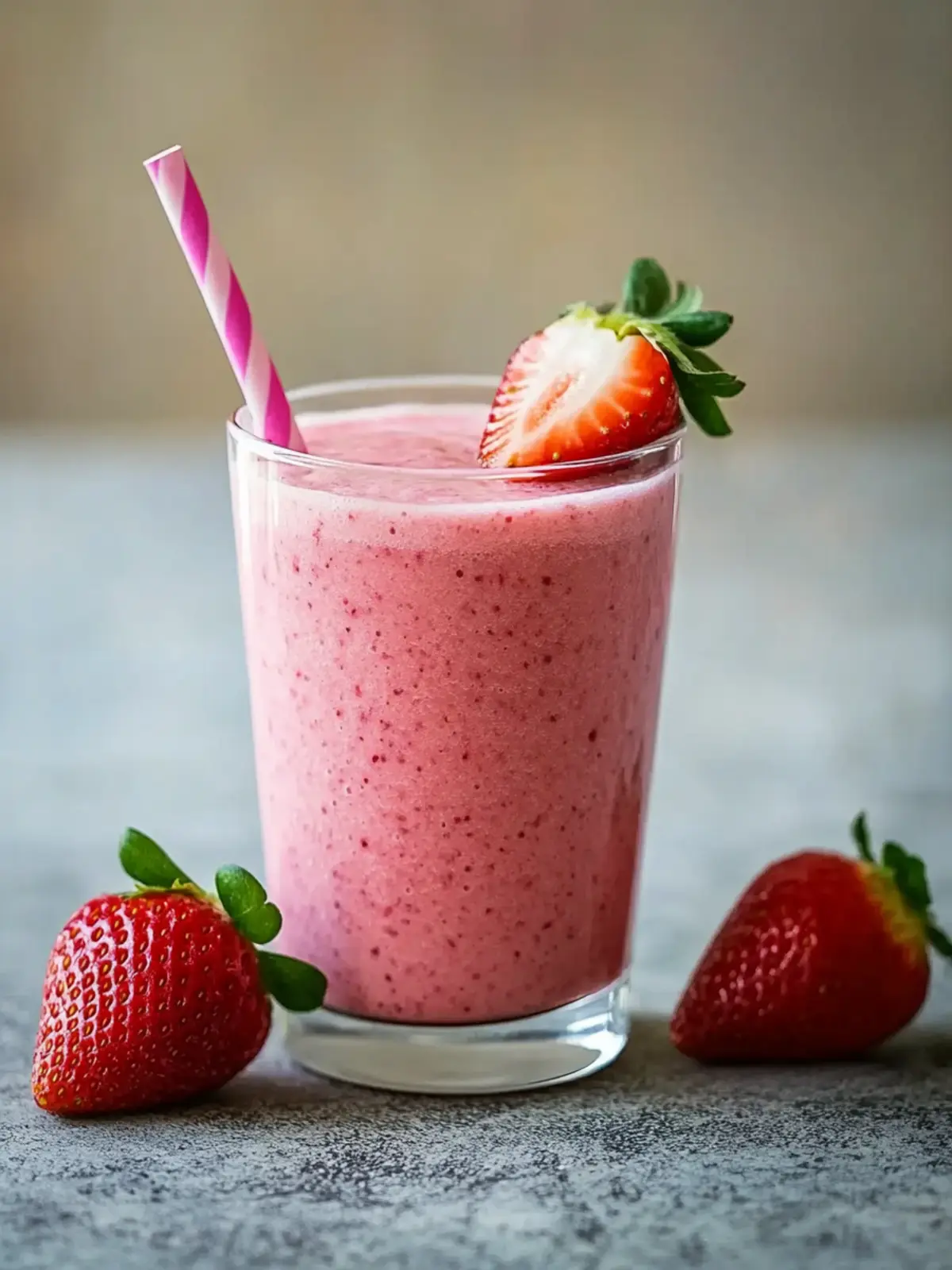 Gut Health Smoothies Strawberry Kefir Smoothie