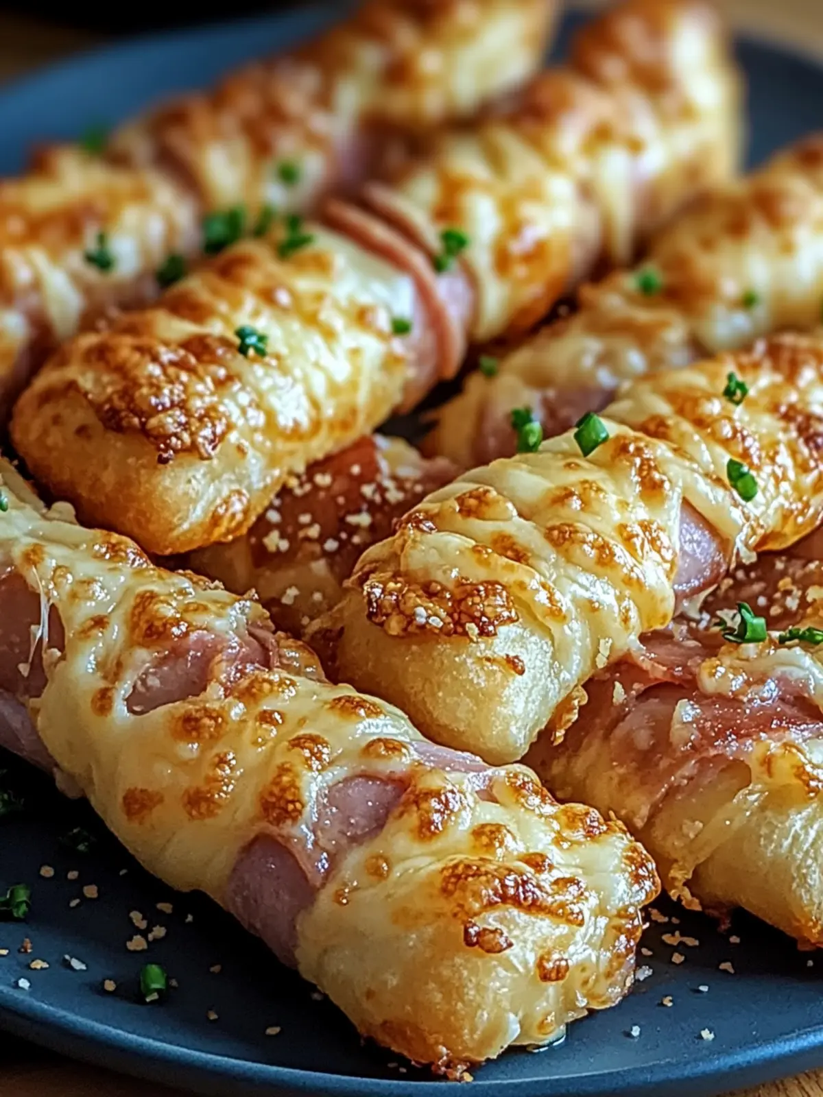 Irresistible Ham and Cheese Sticks