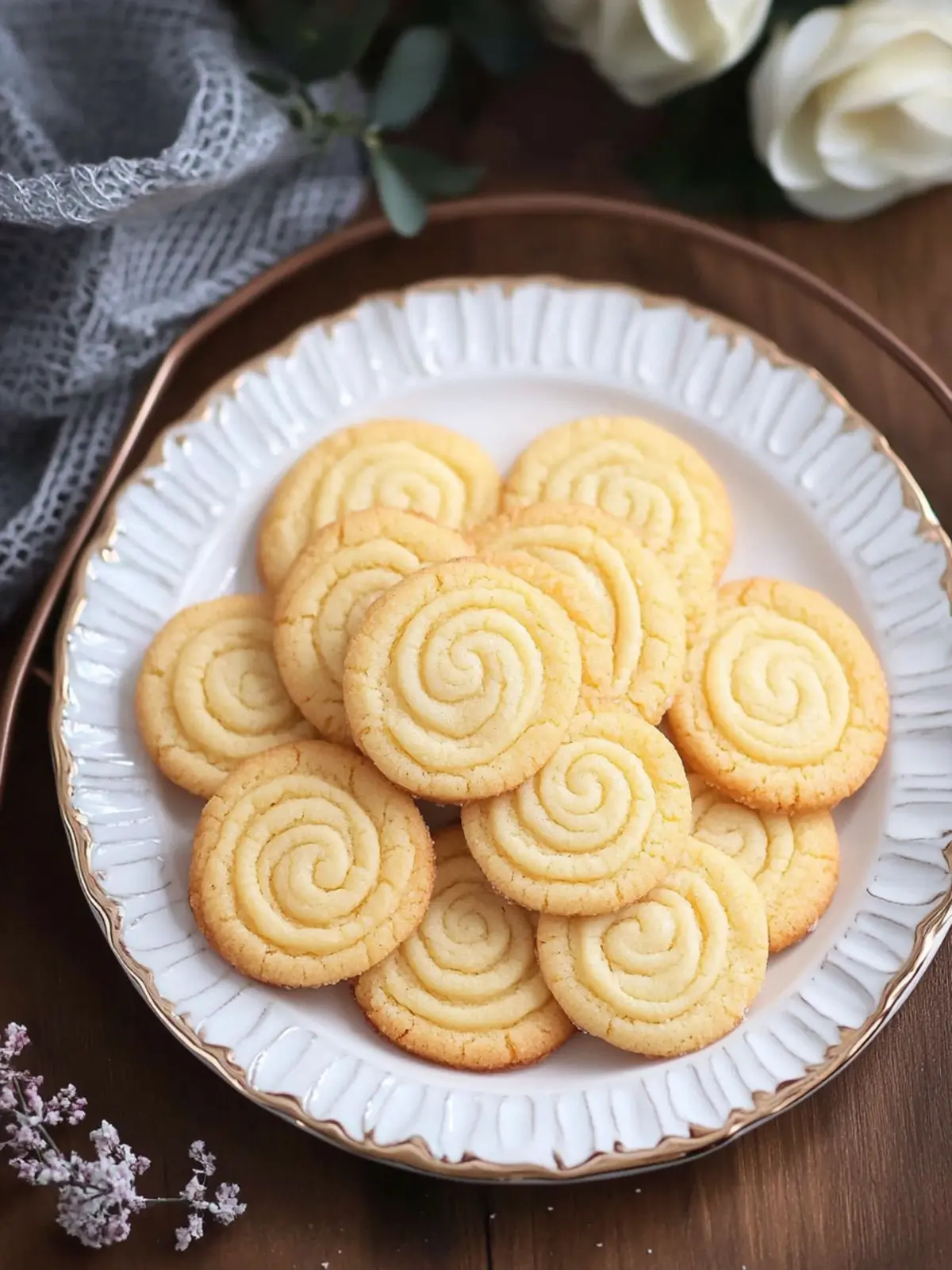 3-Ingredient Butter Cookies