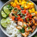 High Protein Chicken Al Pastor Bowls