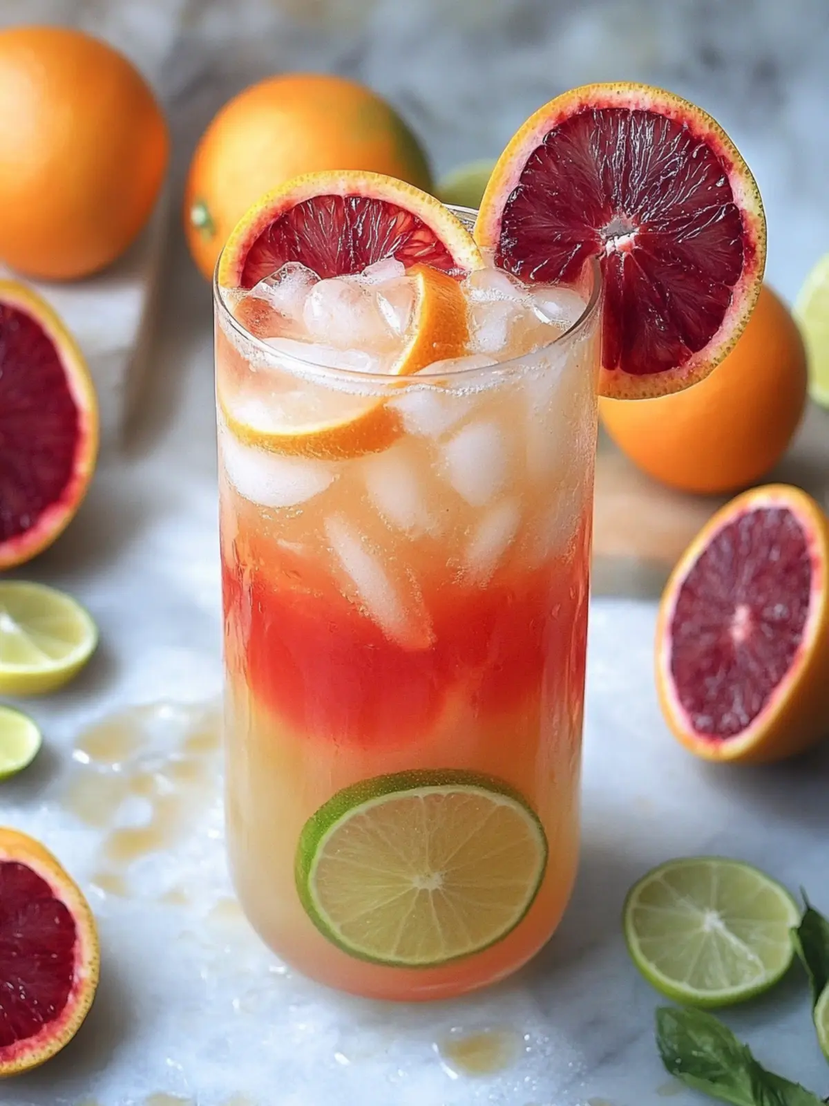 Healthy Dinner Blood Orange Limeade Homemade Gatorade