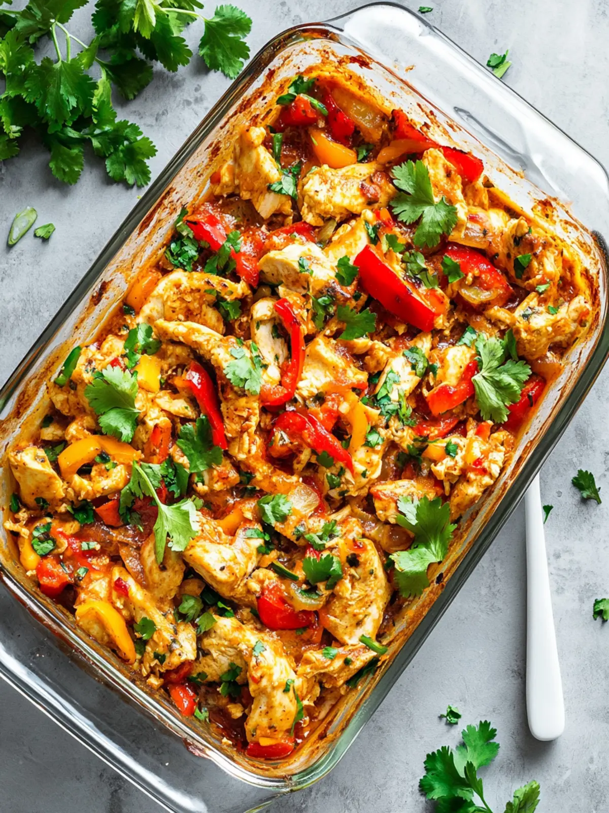 High Protein Power Meals Fajita Chicken Casserole