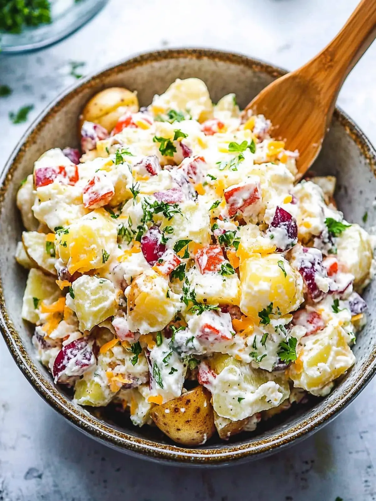 4th of July Loaded Baked Potato Salad