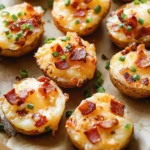 4th of July Cheesy Potato Bites