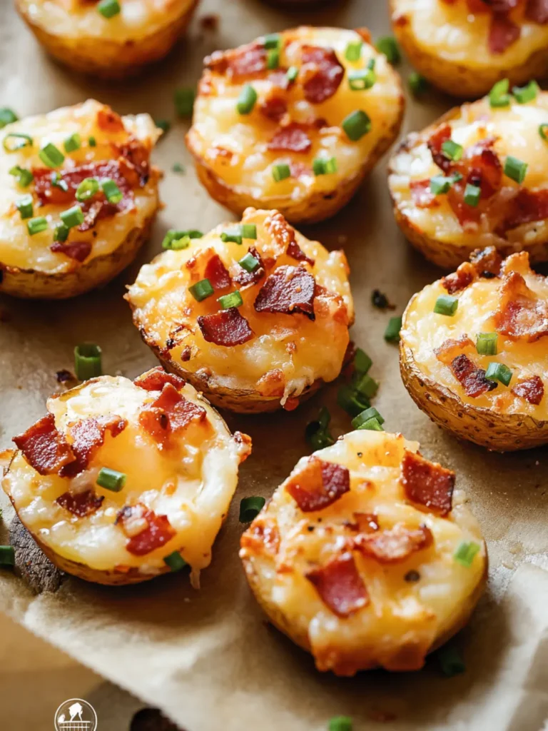 4th of July Cheesy Potato Bites