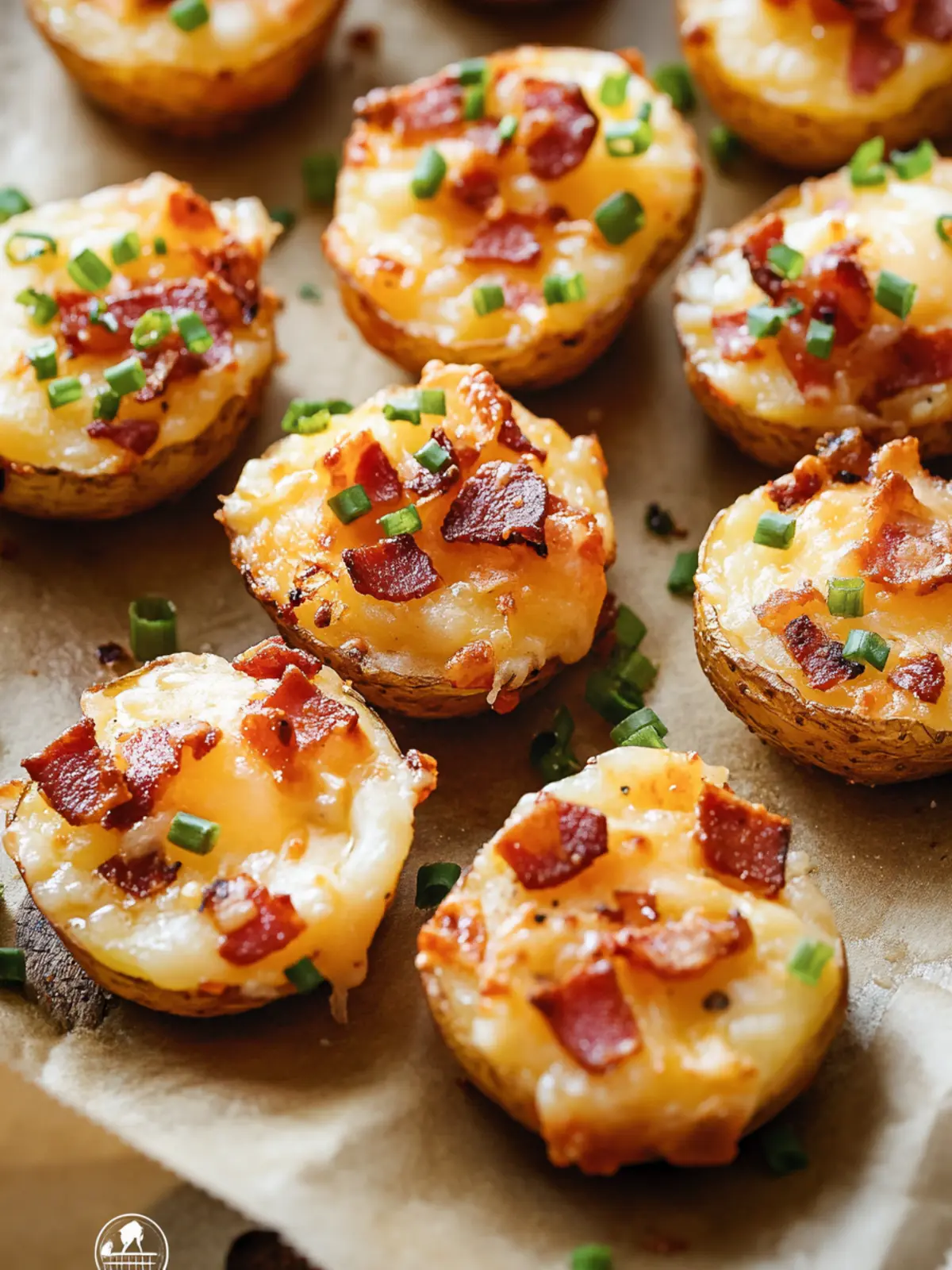 4th of July Cheesy Potato Bites