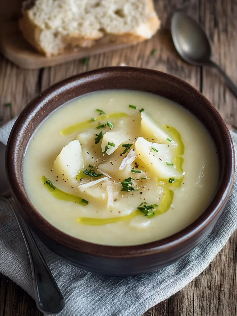 Irish Potato Soup with Cabbage