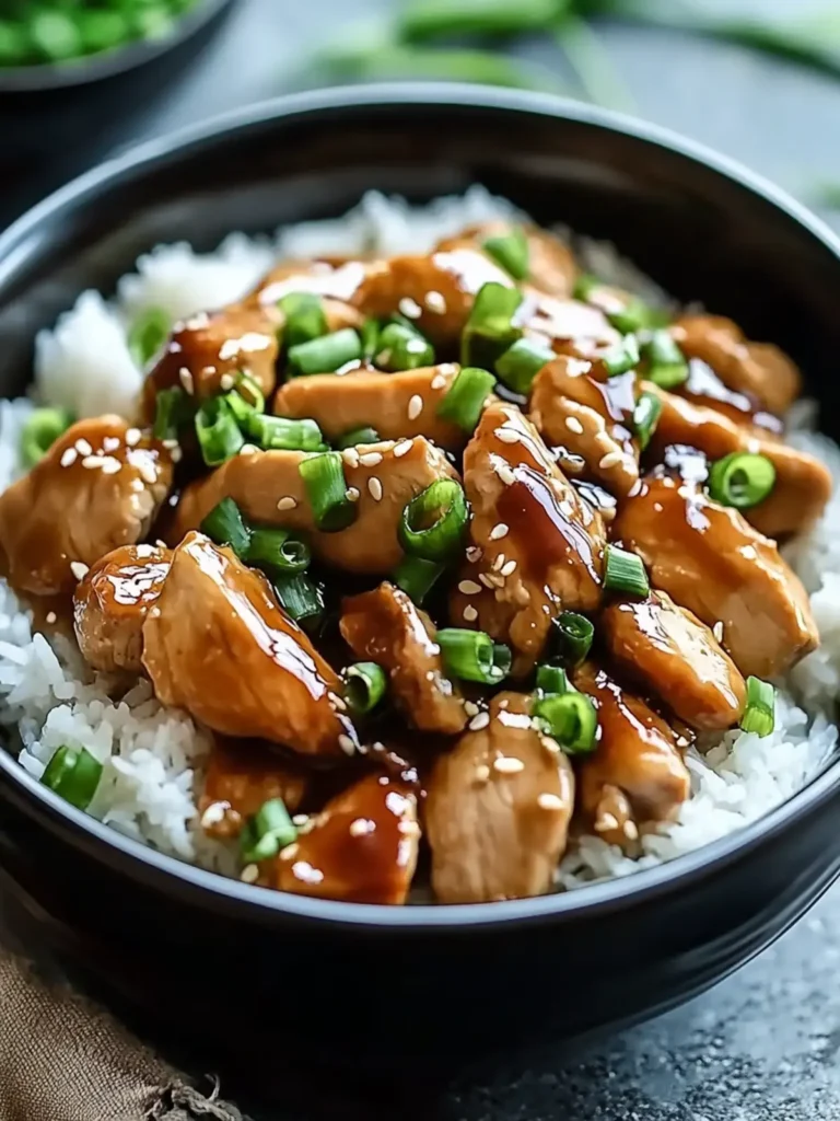 Crockpot Teriyaki Chicken