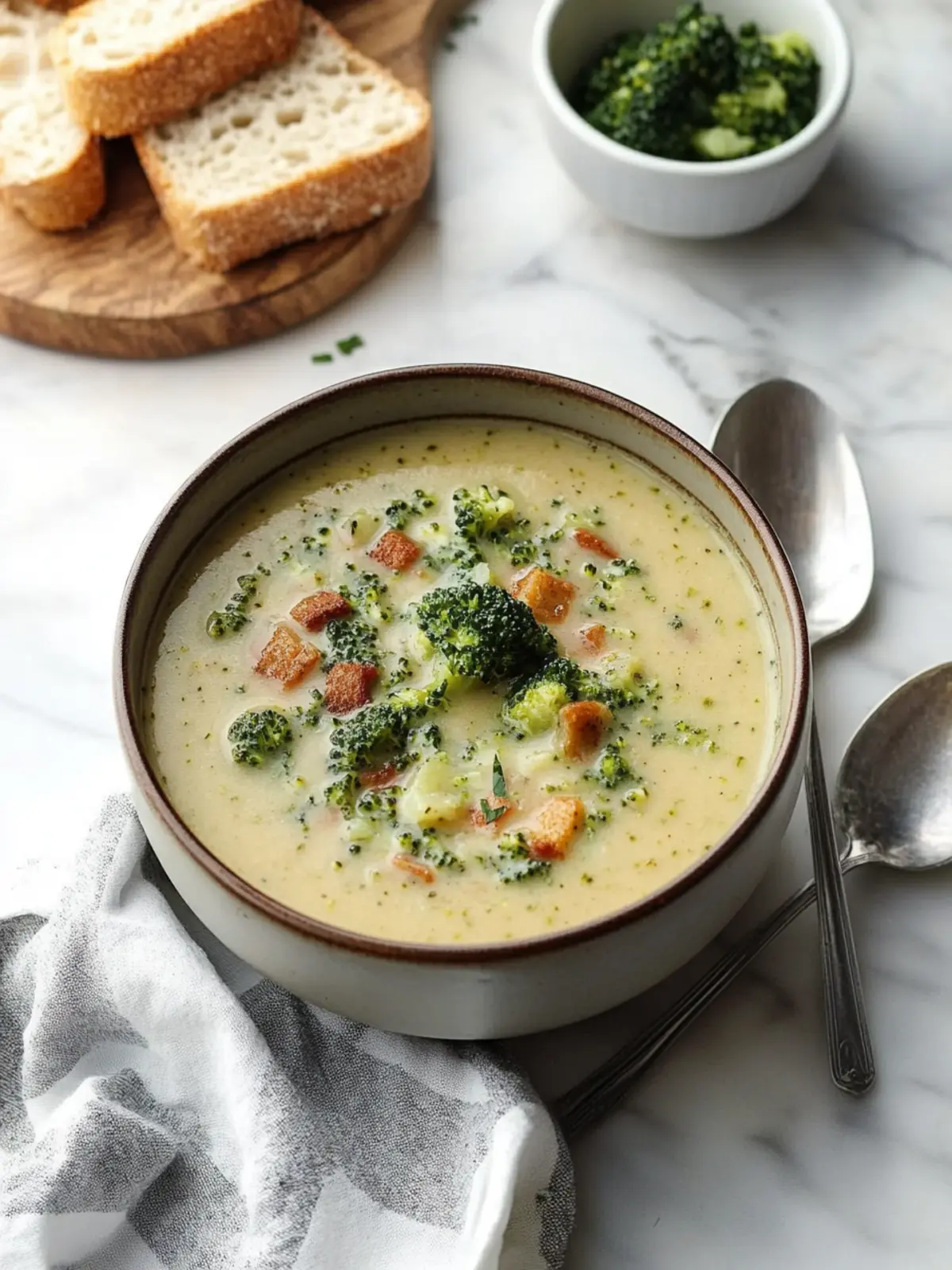 Smoked Gouda Broccoli Soup
