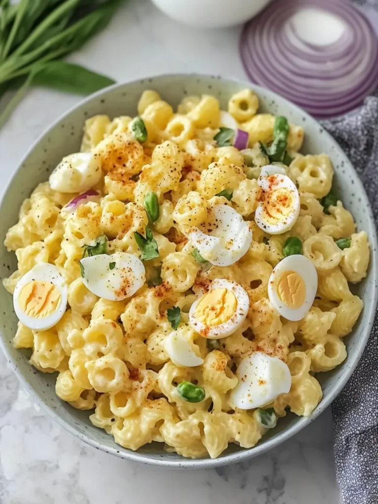 Deviled Egg Pasta Salad