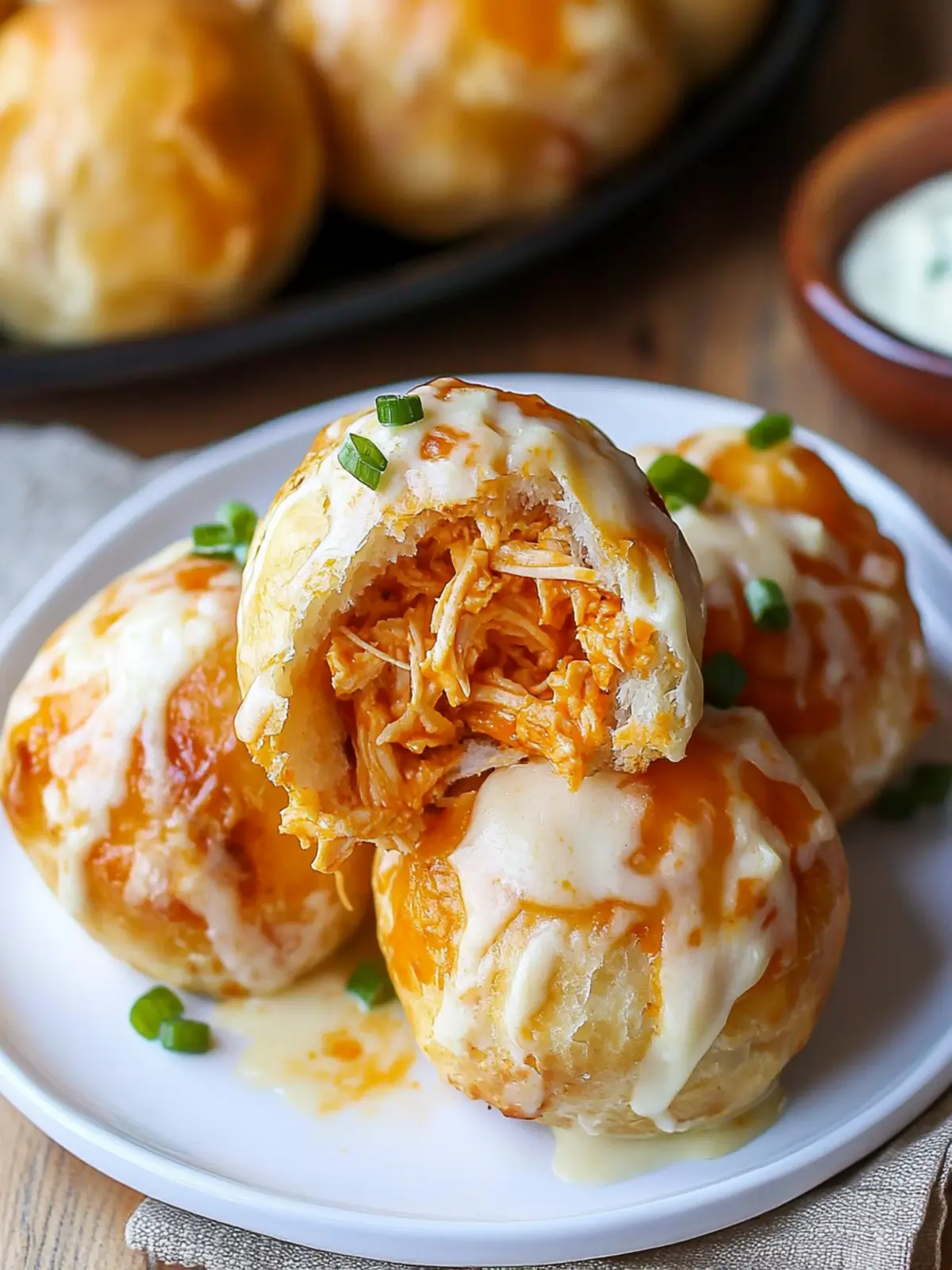 Buffalo Chicken Bombs