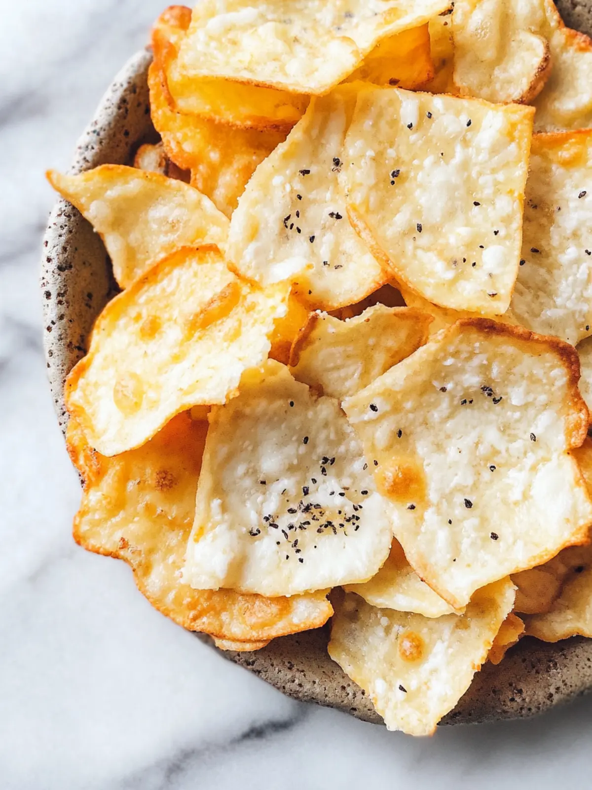 Easy Snacks Cottage Cheese Chips