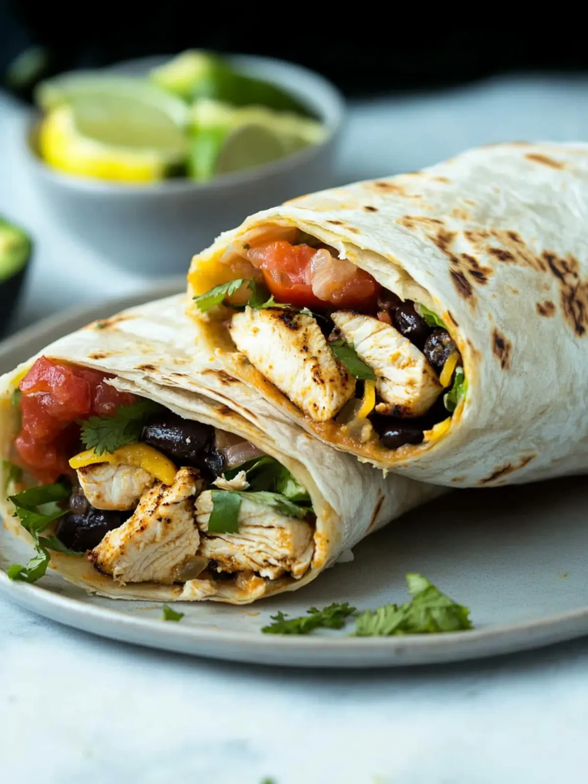 Chipotle Ranch Grilled Chicken Burrito