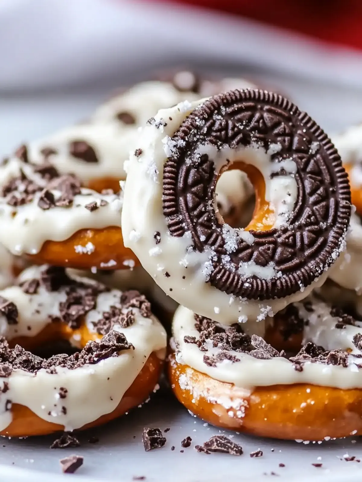 White Chocolate Oreo Pretzels