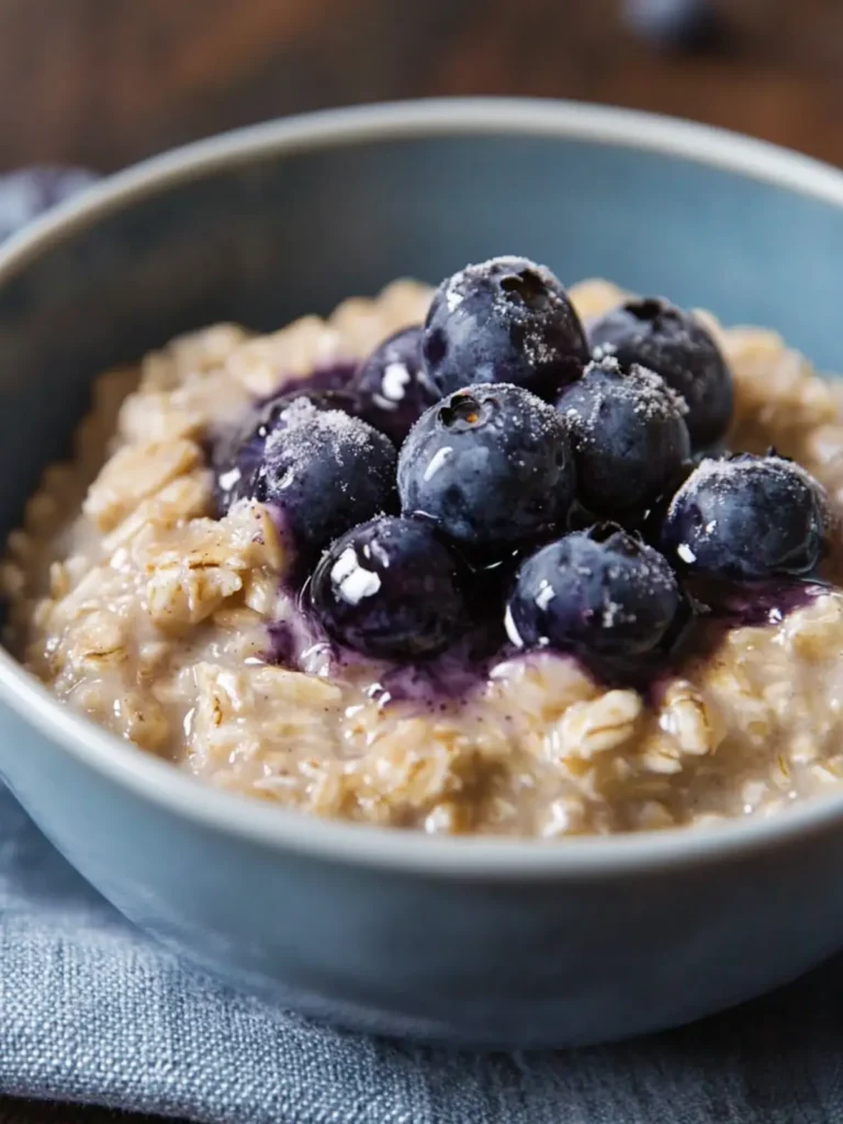 Blueberry Slow-Cooker Oatmeal