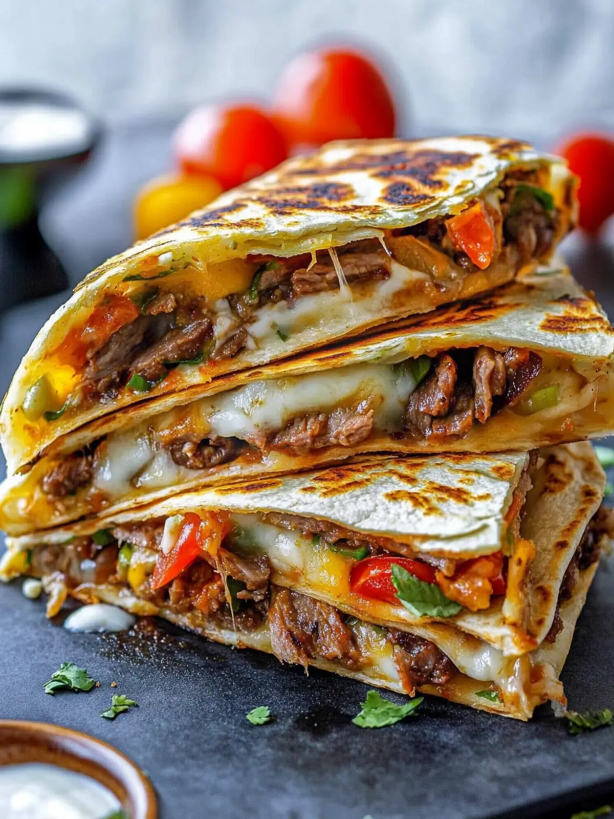 Philly Cheesesteak Quesadilla