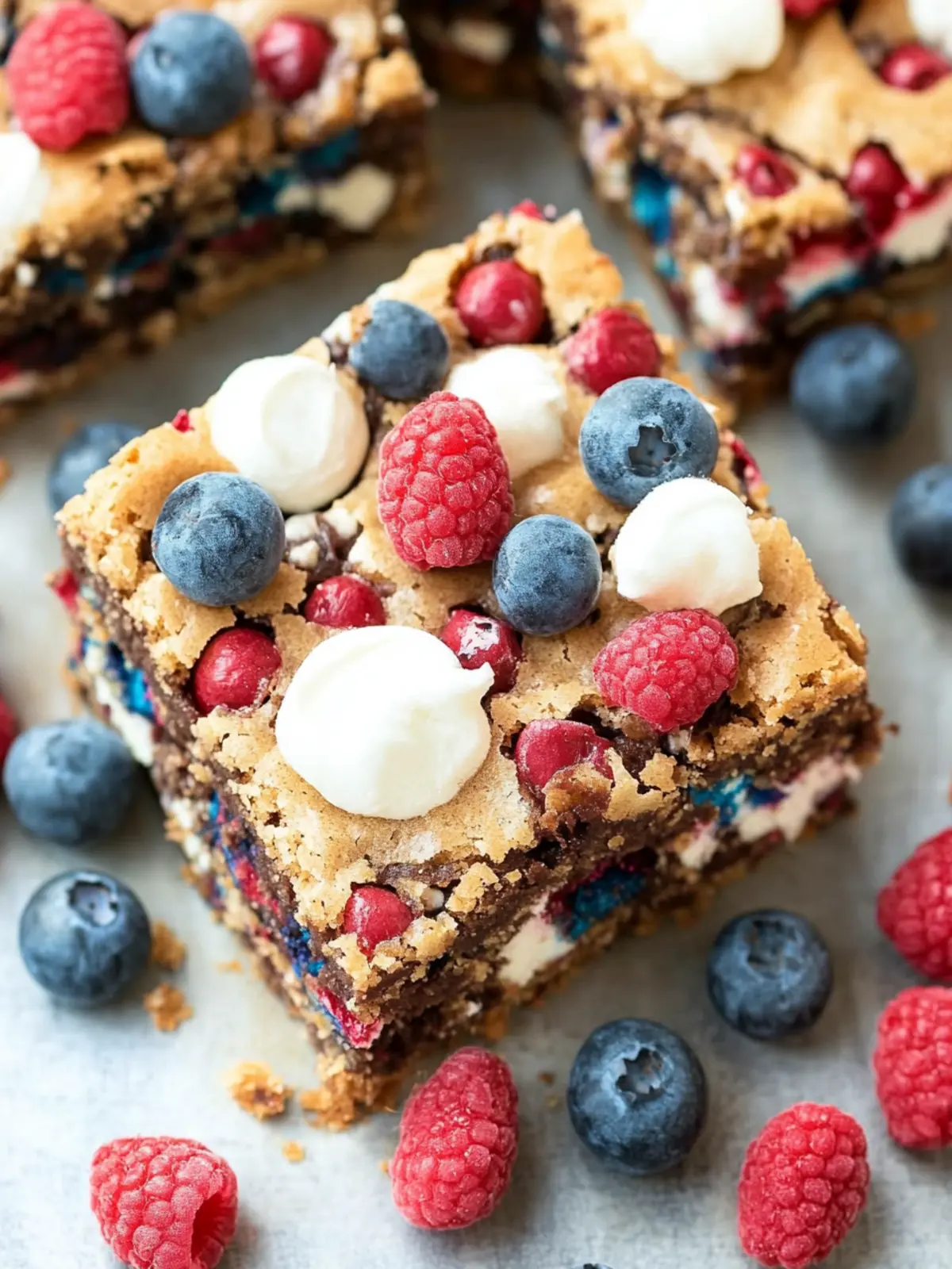 4th of July Fireworks Blondies