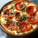 Cottage Cheese Pizza Bowl