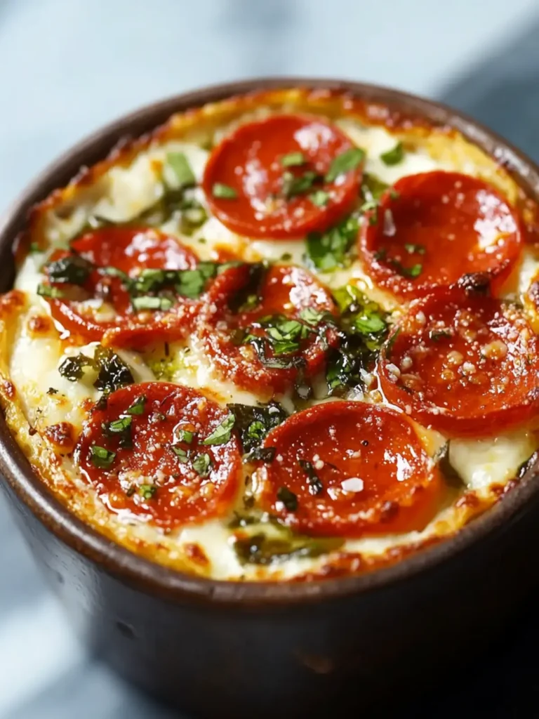 Cottage Cheese Pizza Bowl