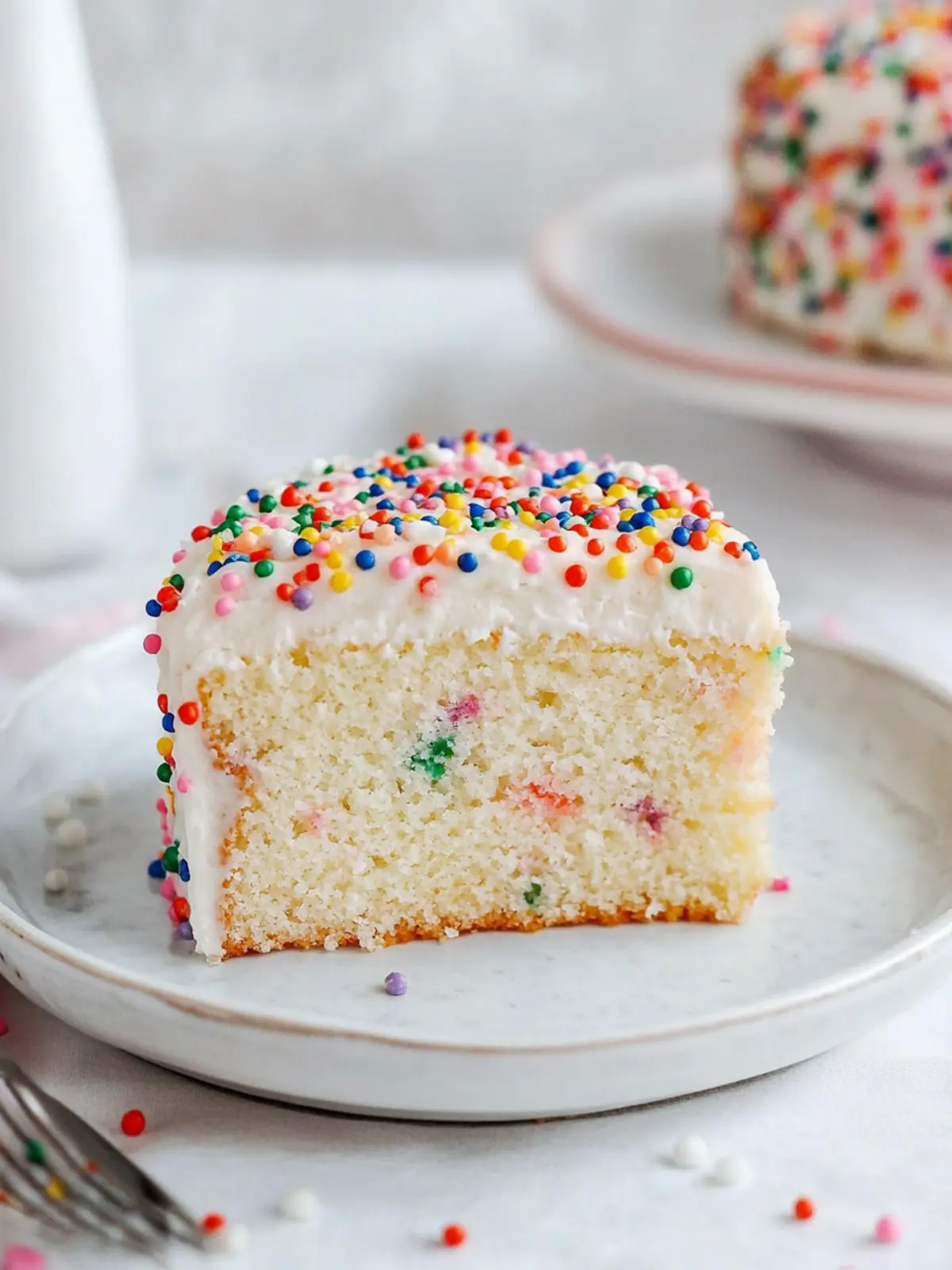 Confetti Dot Sheet Cake