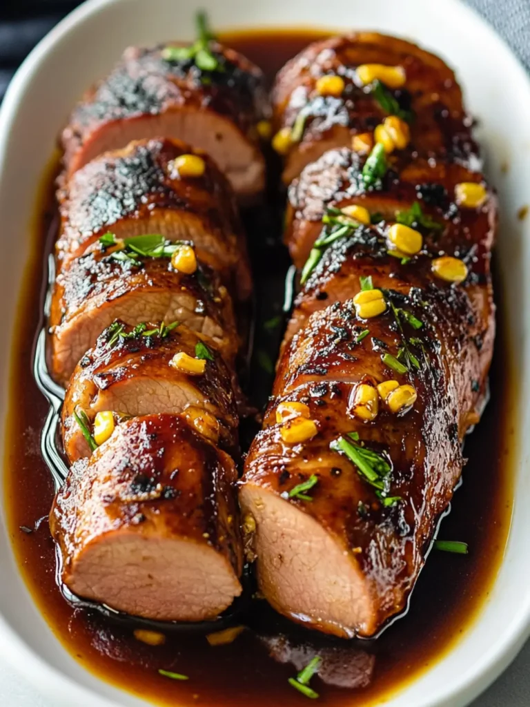 Honey Garlic Pork Tenderloin