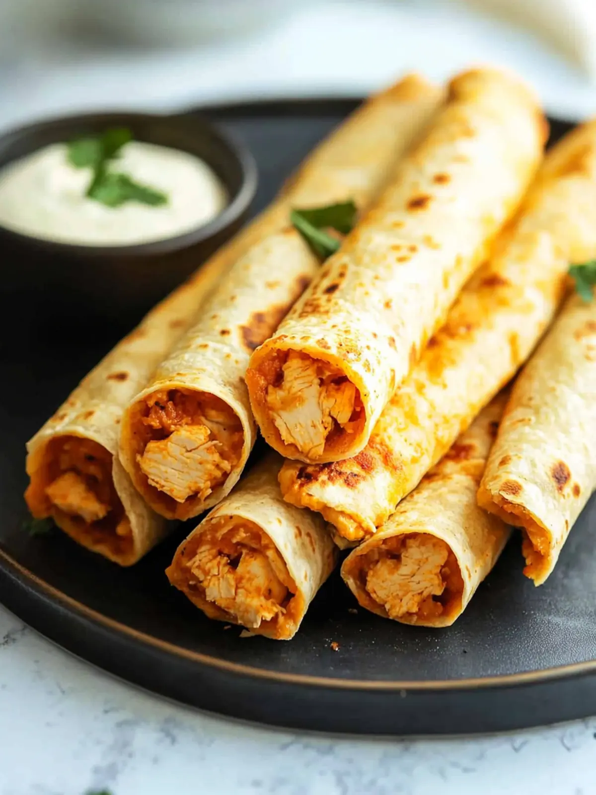 Air Fryer Chicken Taquitos (Easy Kid-Friendly Recipe)
