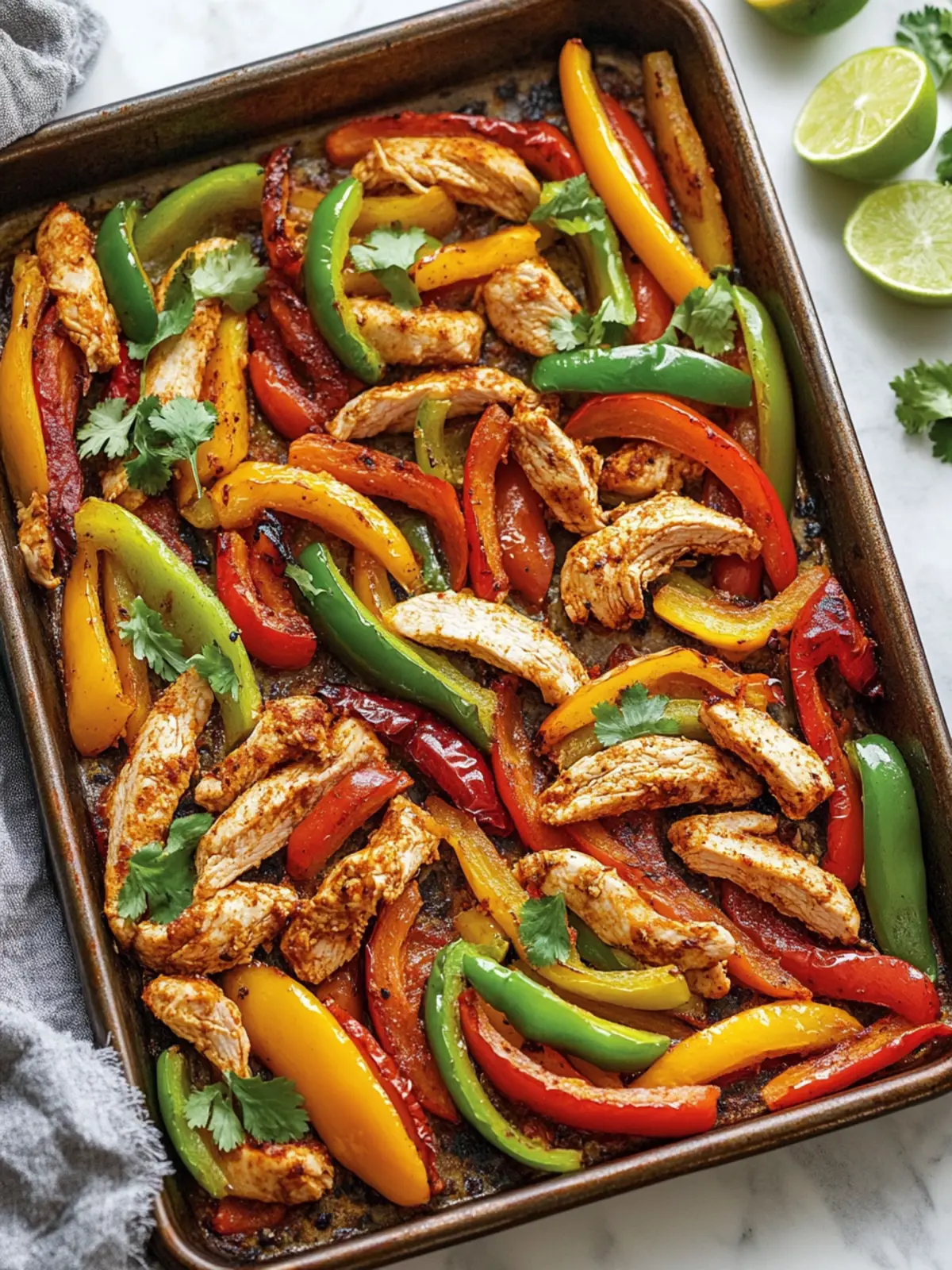 cardiac diet recipes Sheet-Pan Chicken Fajitas with Peppers