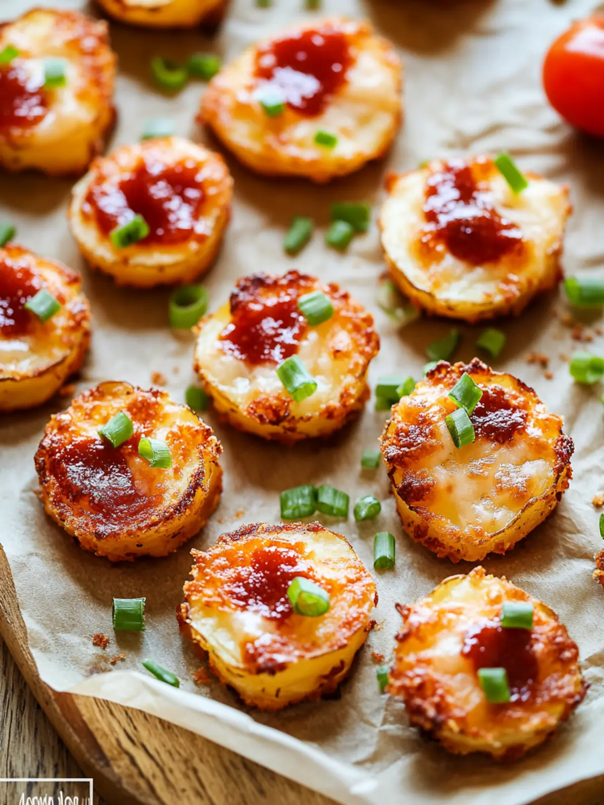 4th of July Cheesy Potato Bites