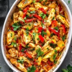 High Protein Power Meals Fajita Chicken Casserole
