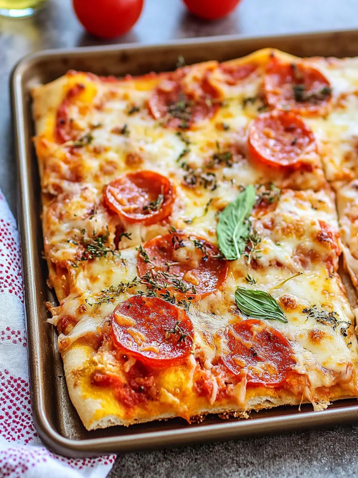 4th of July Best Sheet Pan Pizza Recipe