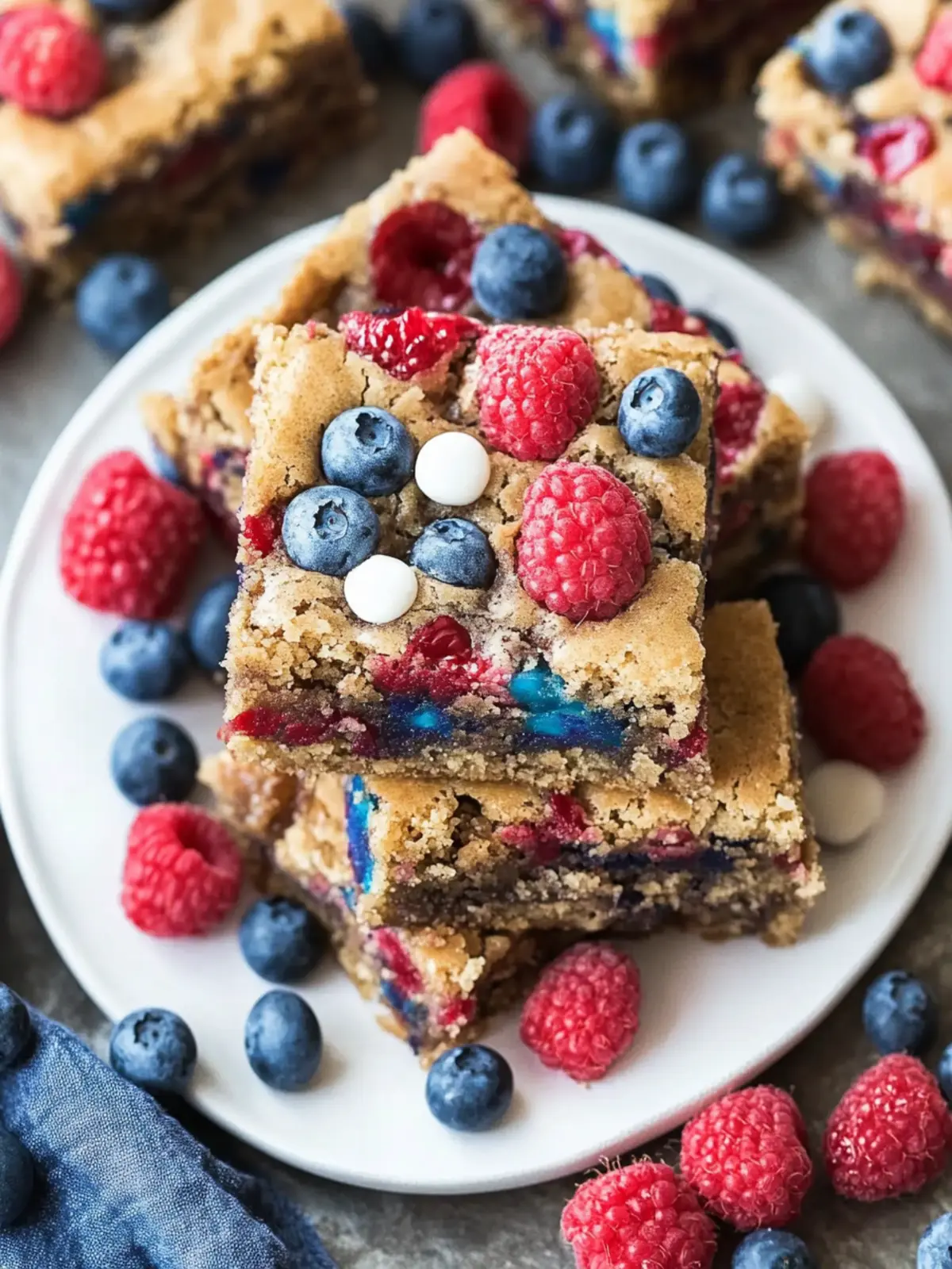 4th of July Fireworks Blondies