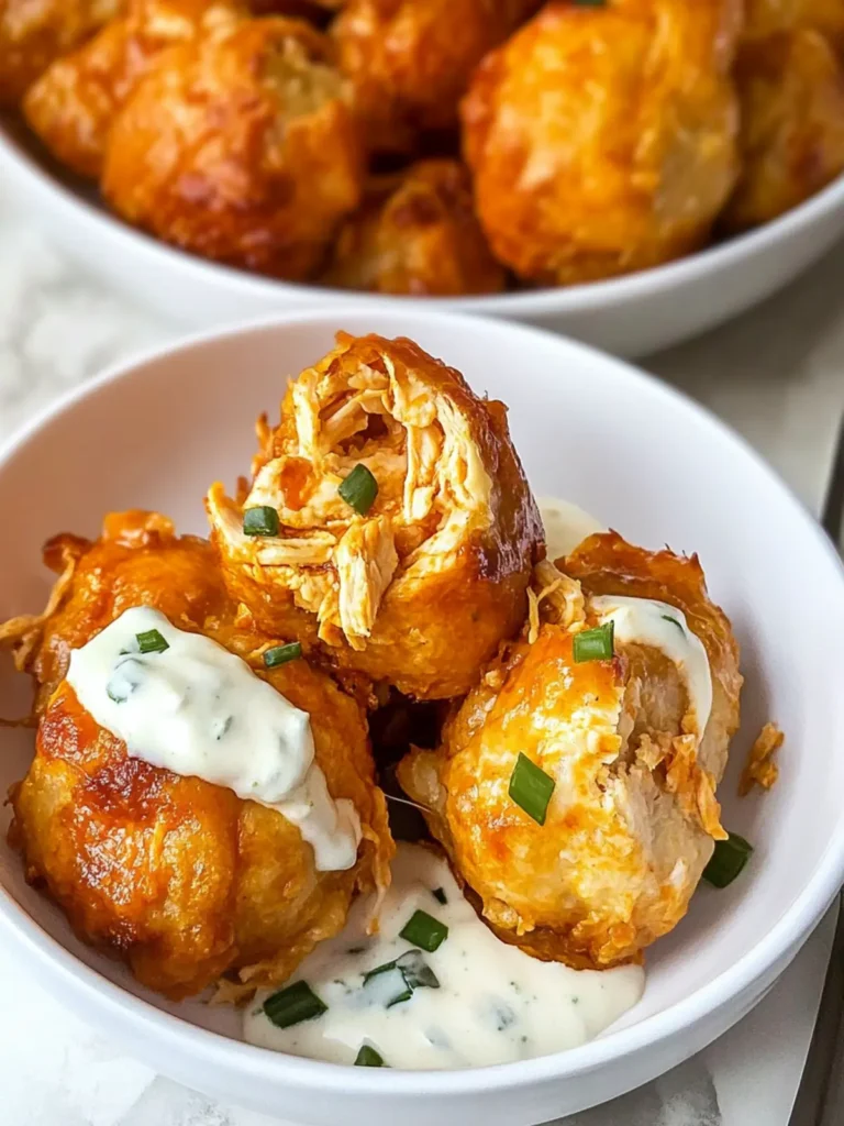 Buffalo Chicken Bombs