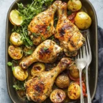 Summer Dinner Baked Chicken Leg Quarters